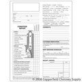 Integra Miltex Docuforms  Inc.  Chimney Condition Report With Check Off Boxes  Pack Of 100 Triplicate Forms 99410